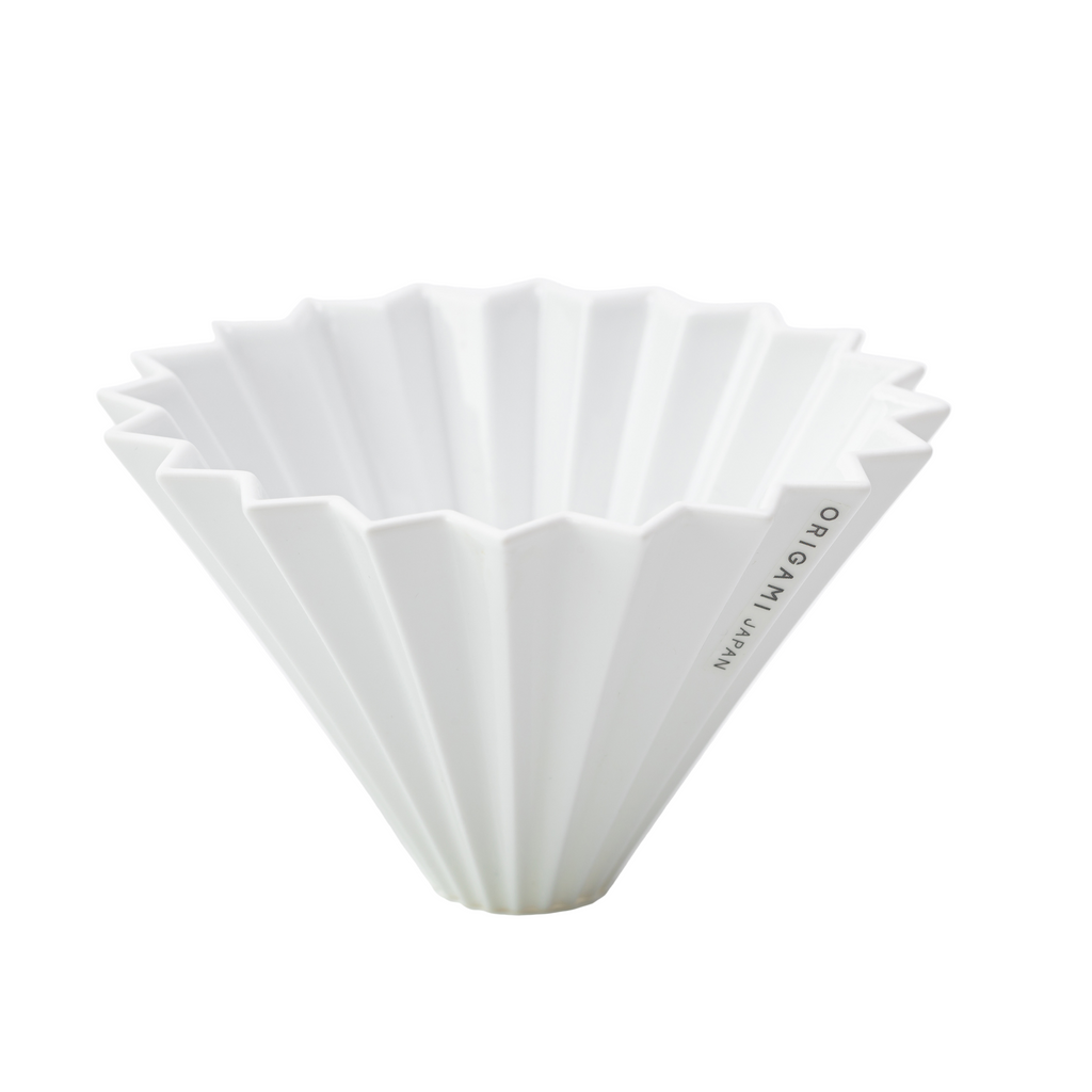 Origami - Pour Over Coffee Dripper - Porcelain - White