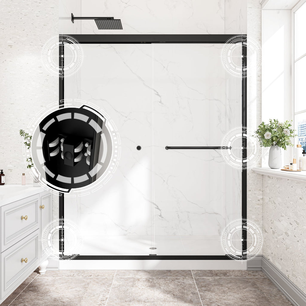 Premium 55"-60" W x 72" H Shower Door