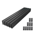 72.8-Inch Galvanized Metal Roof Panels - 10 Pack