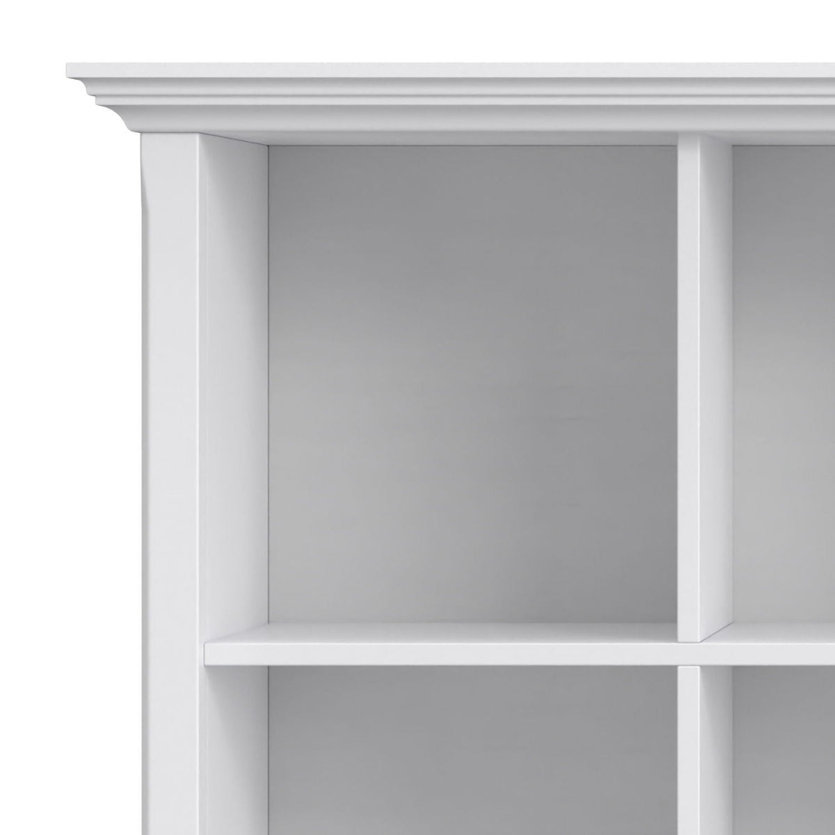 Amherst Cube Storage Bookcase with Large Cubbies - Dark Brown, Dark Gray, or White