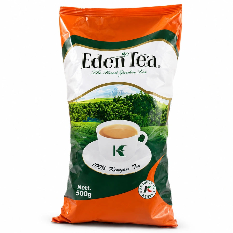 Eden Tea The Finest Garden Tea 500g, premium Kenyan black tea, loose leaf Kenyan tea, authentic Kenyan black tea, highland tea, premium loose leaf tea, Kenyan tea leaves, Eden Tea black tea, The Finest Garden Tea, 500g Kenyan tea, 500g loose leaf tea, traditional Kenyan chai tea, breakfast tea, morning tea, afternoon tea, milk tea, strong black tea, rich black tea, smooth black tea, full-bodied tea, amber color tea, aromatic Kenyan tea, natural tea, pure black tea, African tea, East African tea, Kenyan high