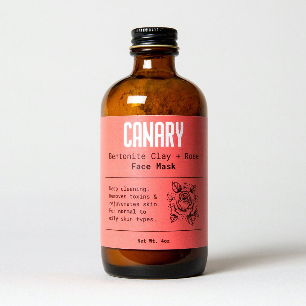 Canary Clean Products - Bentonite Clay + Rose Face Mask