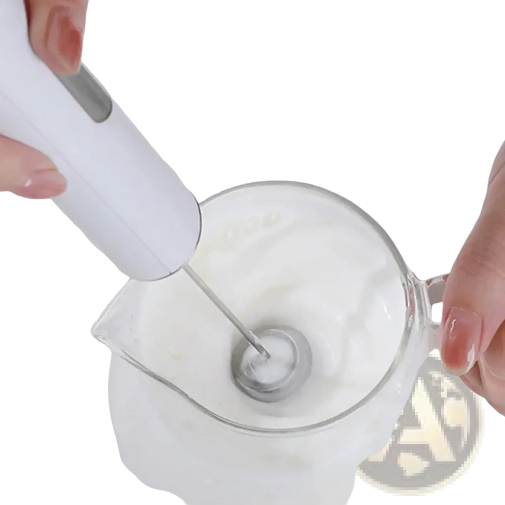 Electric Milk Frother and Handheld Coffee Whisk