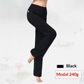 Womens Solid-Color Modal Yoga Pants