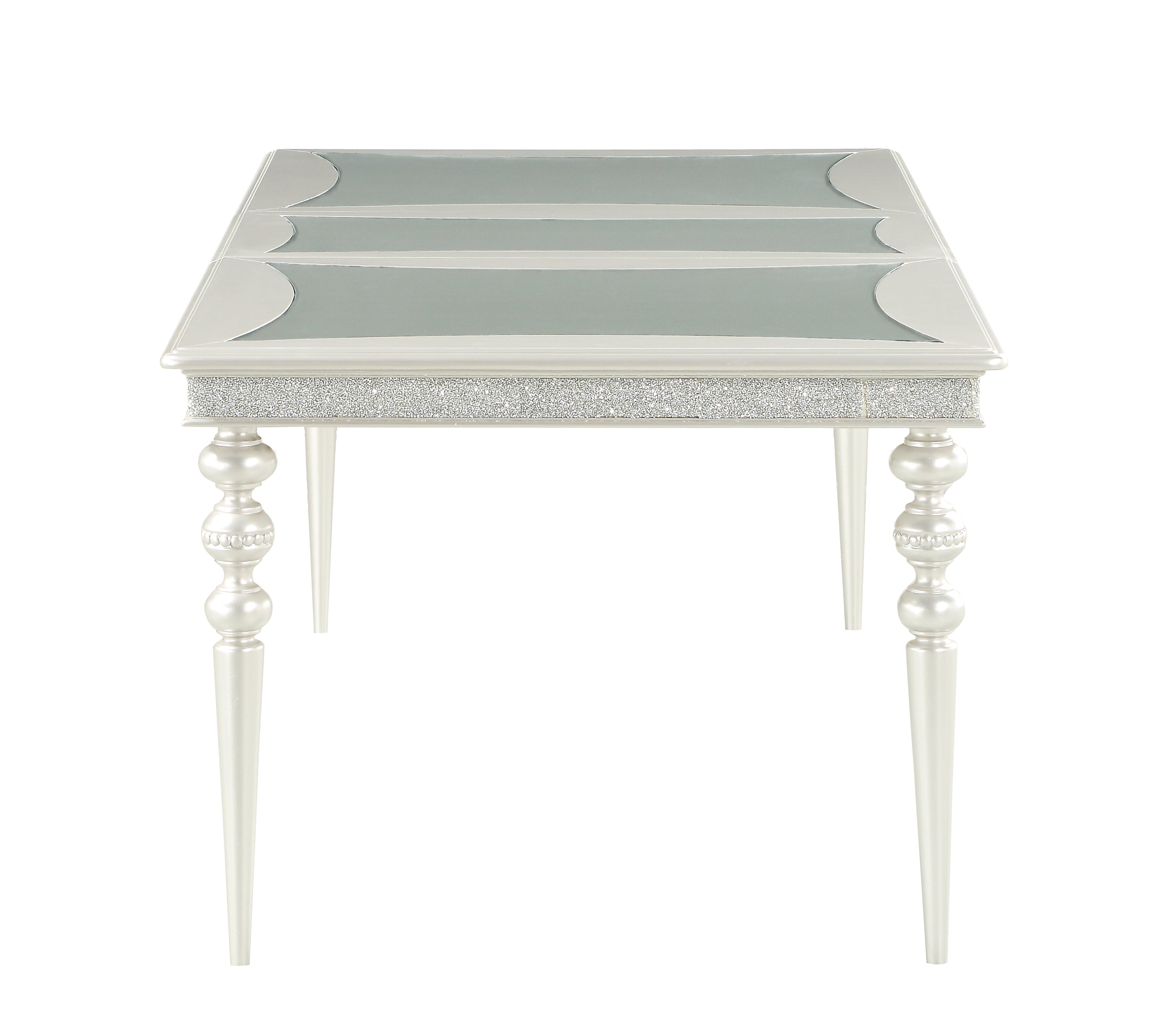 Maverick Platinum Finish Dining Table