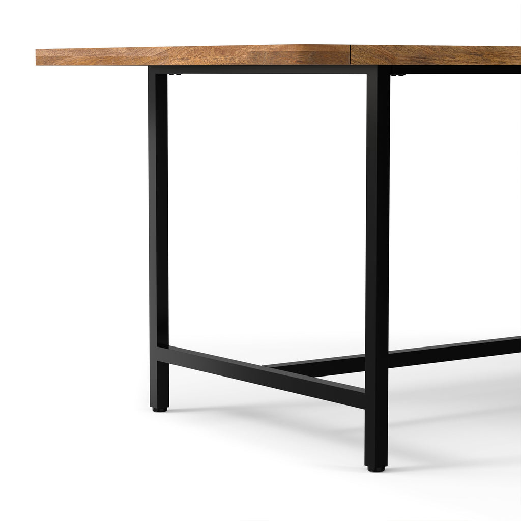 Campbell Dining Table in Burnt Wax