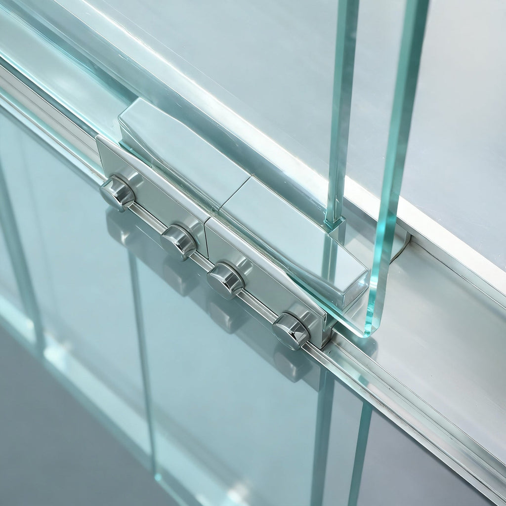 Semi-Frameless Bypass Sliding Shower Door