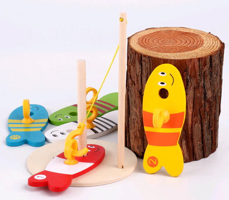 Wooden Fishing Toy Set