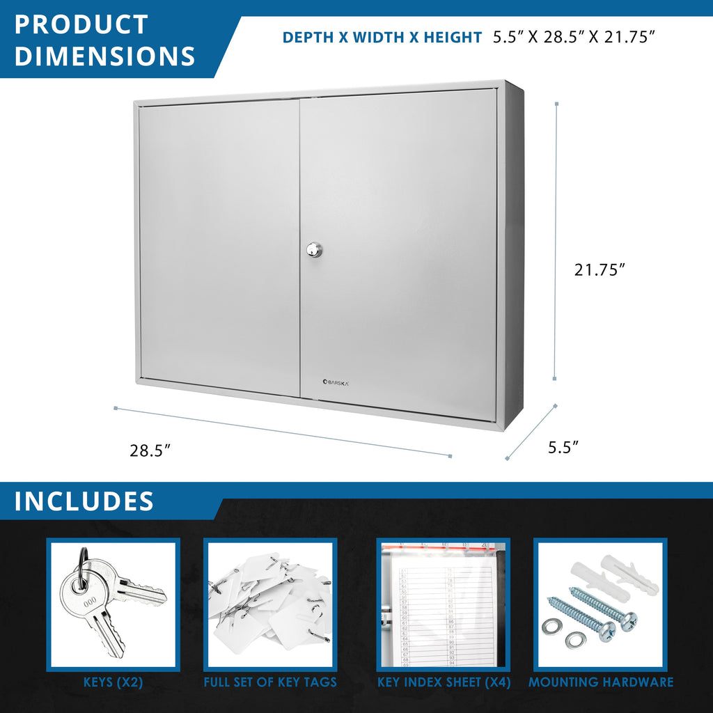 480 Keys Key Cabinet With Key Lock