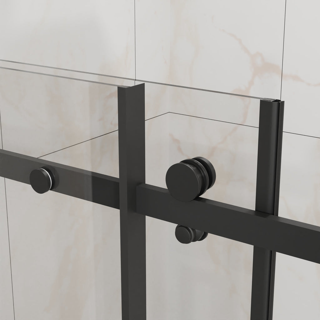 Goodyo 48" W x 72" H Sliding Shower Door