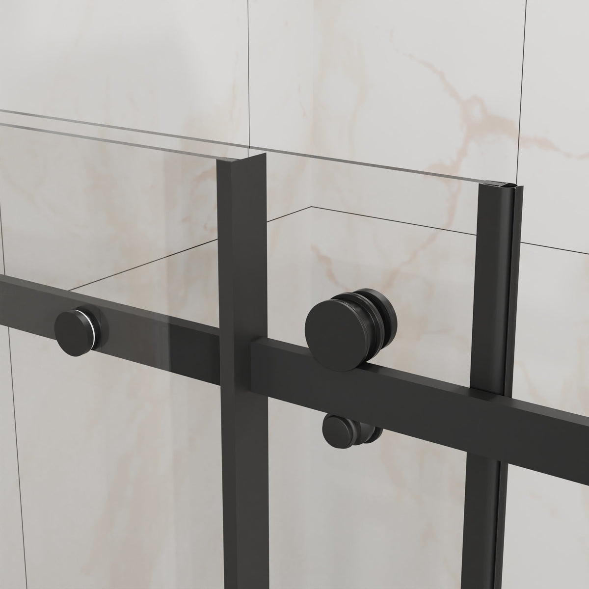 Goodyo 48" W x 72" H Sliding Shower Door