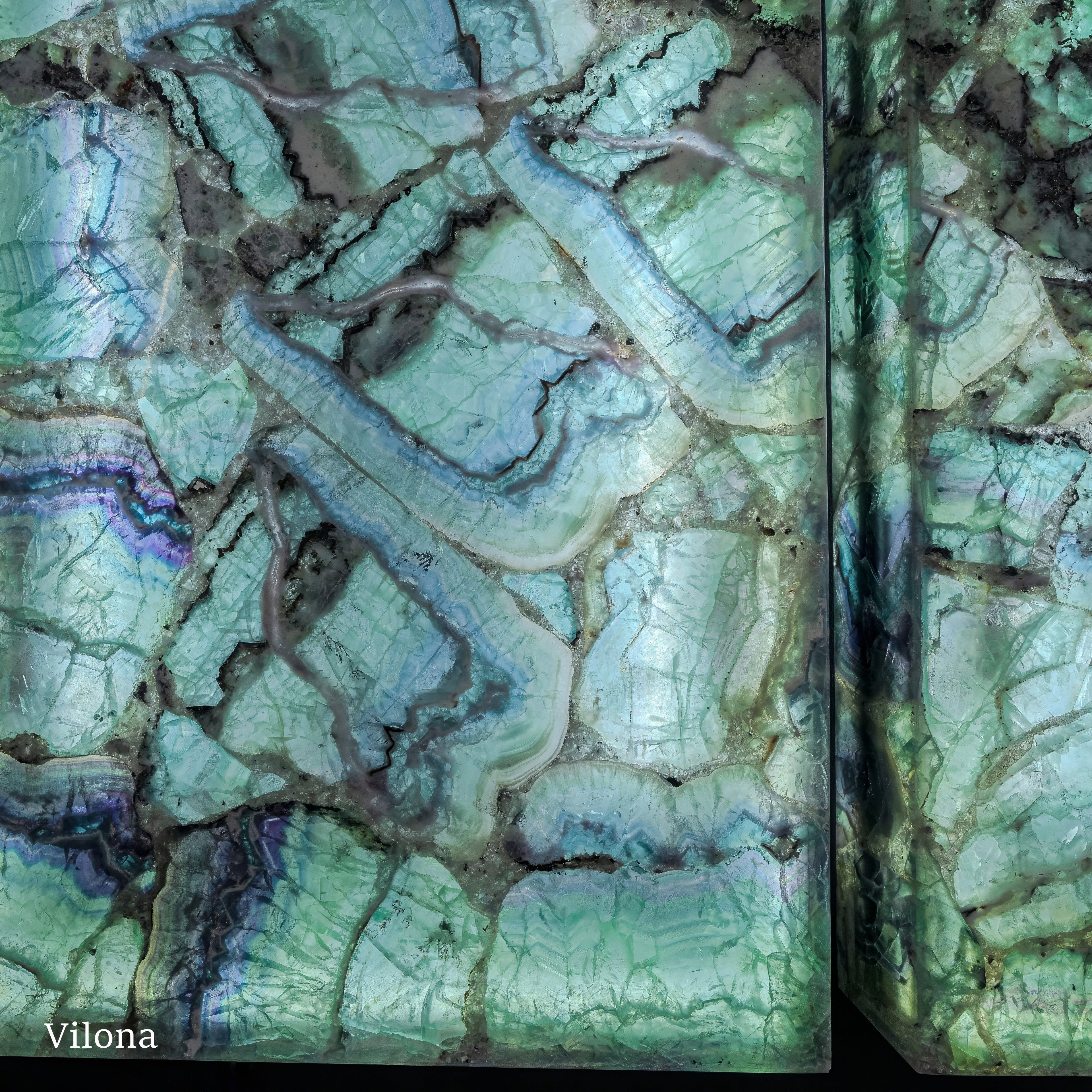 Fluorite Crystal Wall Panels #6 (Pair)