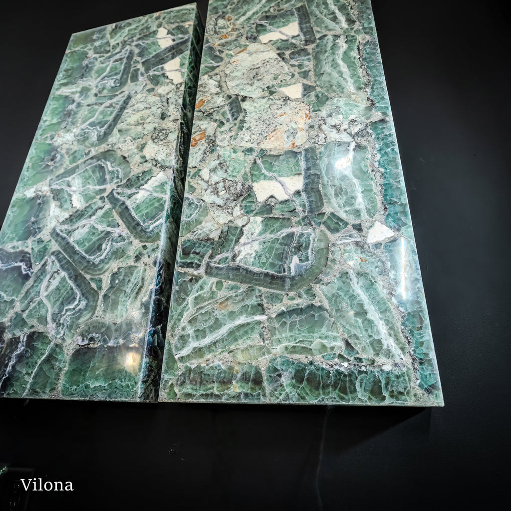 Fluorite Crystal Wall Panels #6 (Pair)