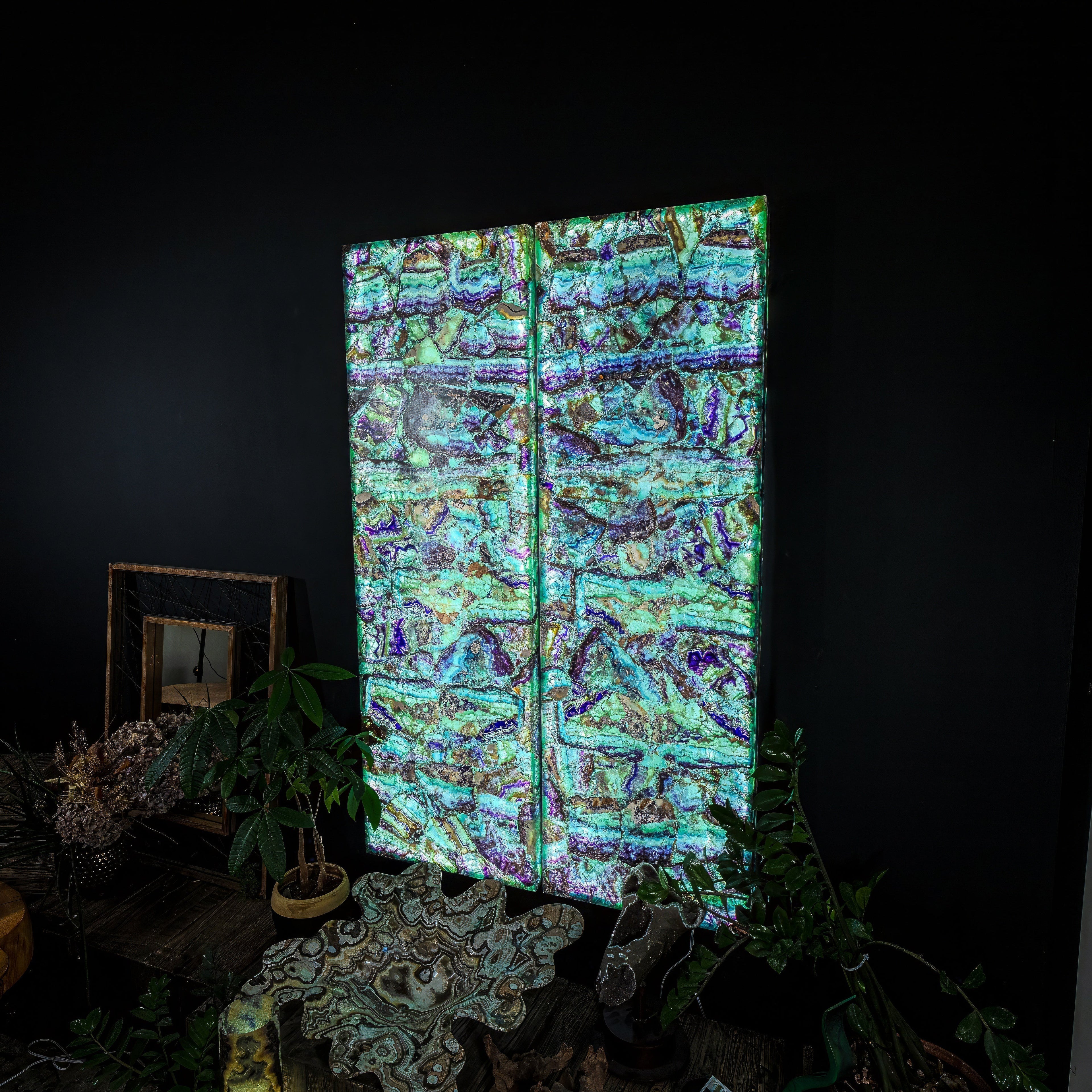 Fluorite Crystal Wall Panels (Set #6)