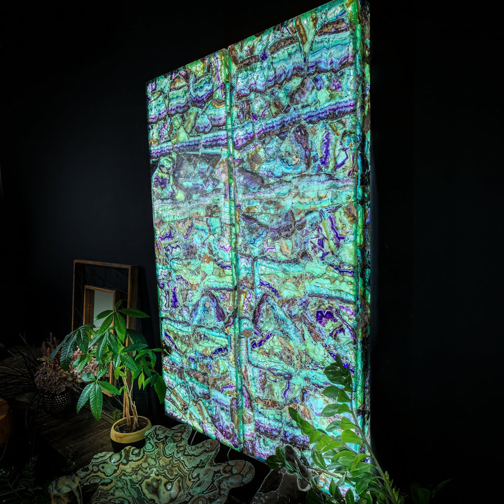 Fluorite Crystal Wall Panels (Set #6)
