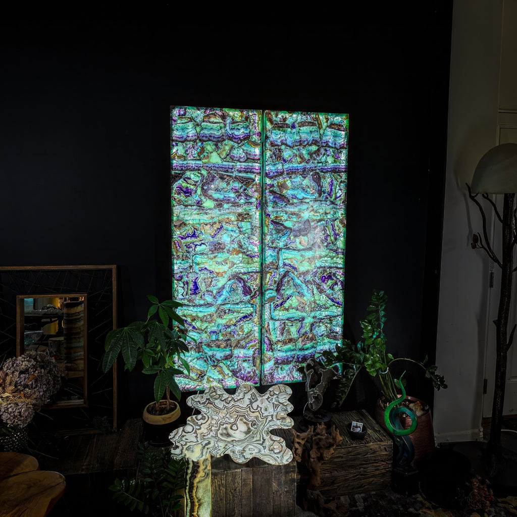 Fluorite Crystal Wall Panels (Set #6)