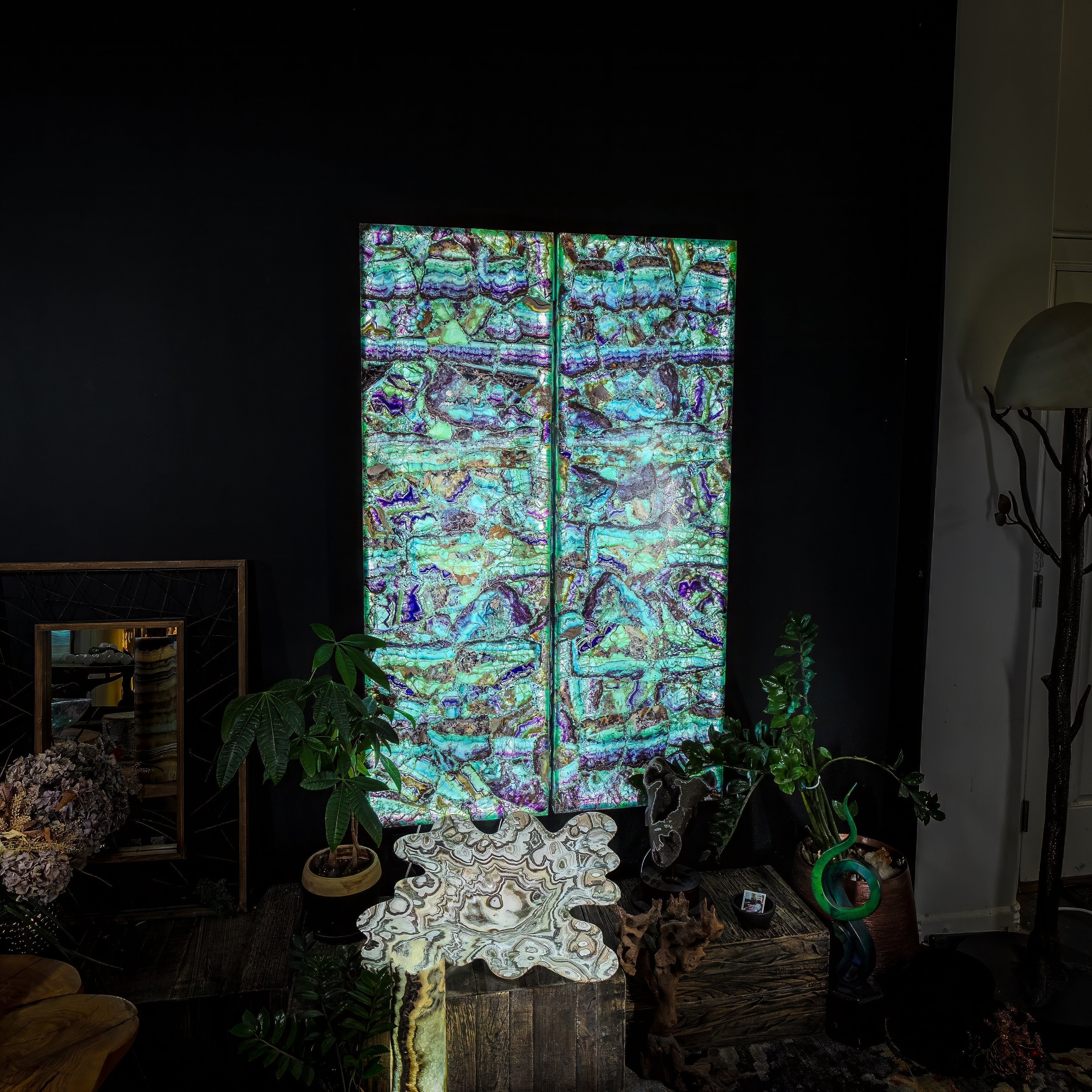 Fluorite Crystal Wall Panels (Set #6)