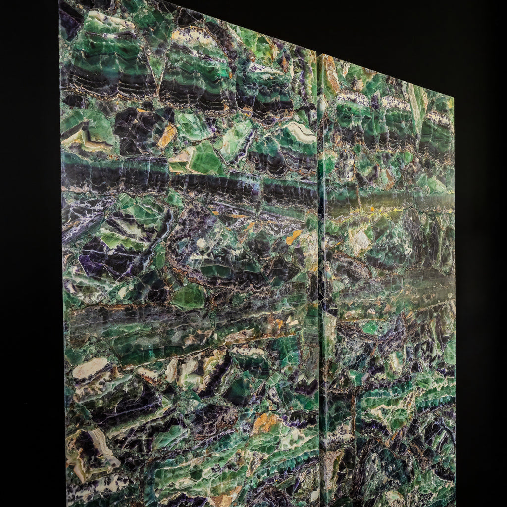 Fluorite Crystal Wall Panels (Set #6)