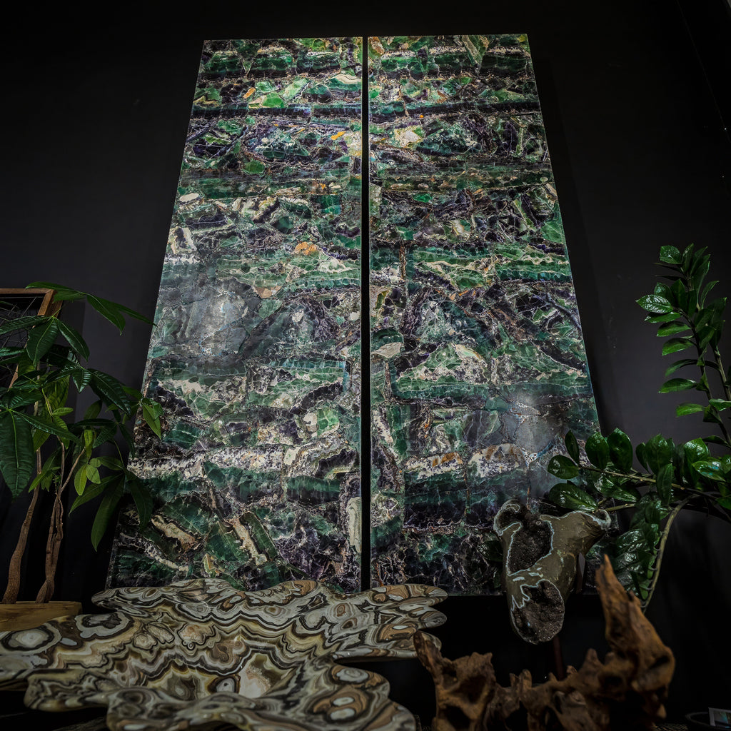 Fluorite Crystal Wall Panels (Set #6)