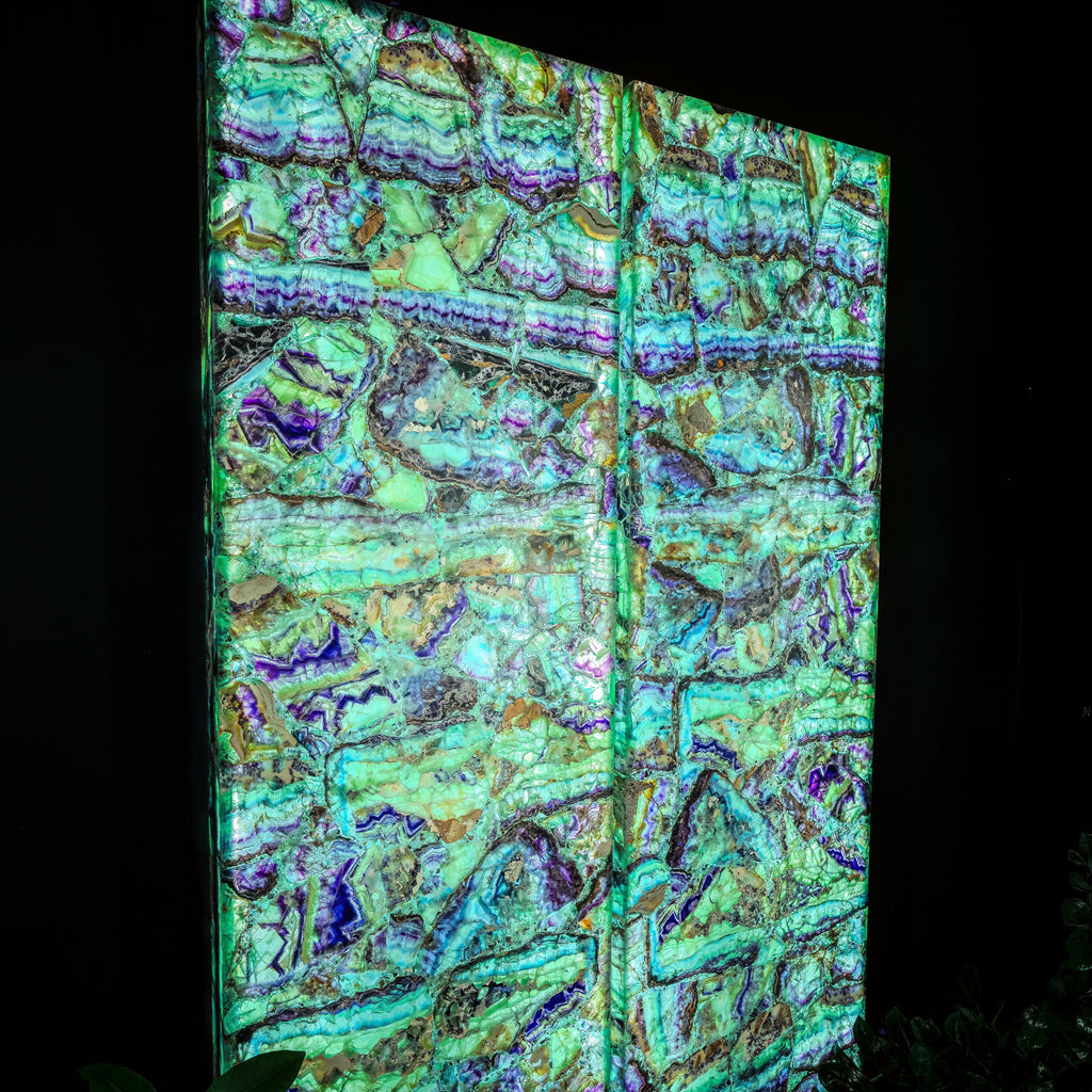 Fluorite Crystal Wall Panels (Set #6)