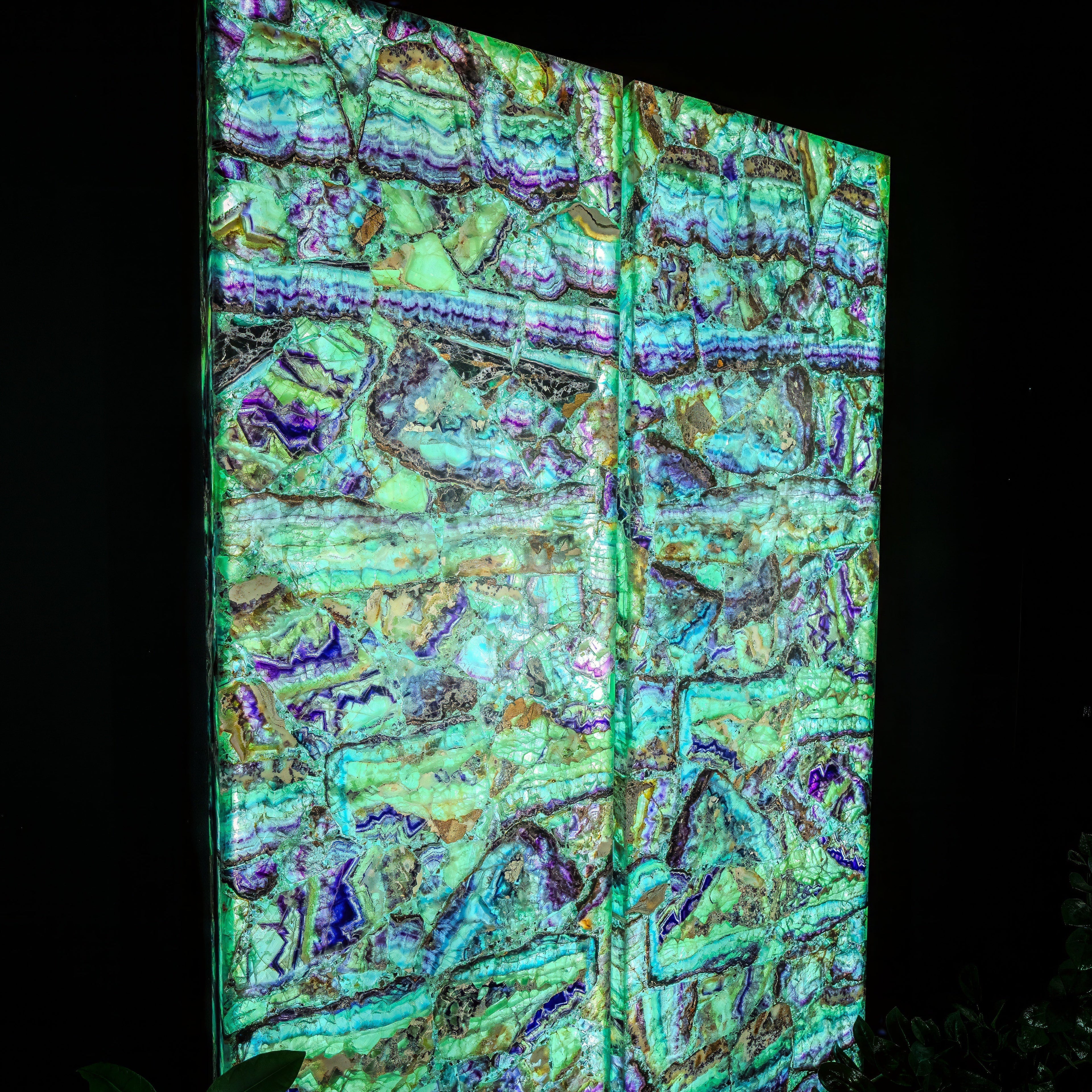 Fluorite Crystal Wall Panels (Set #6)