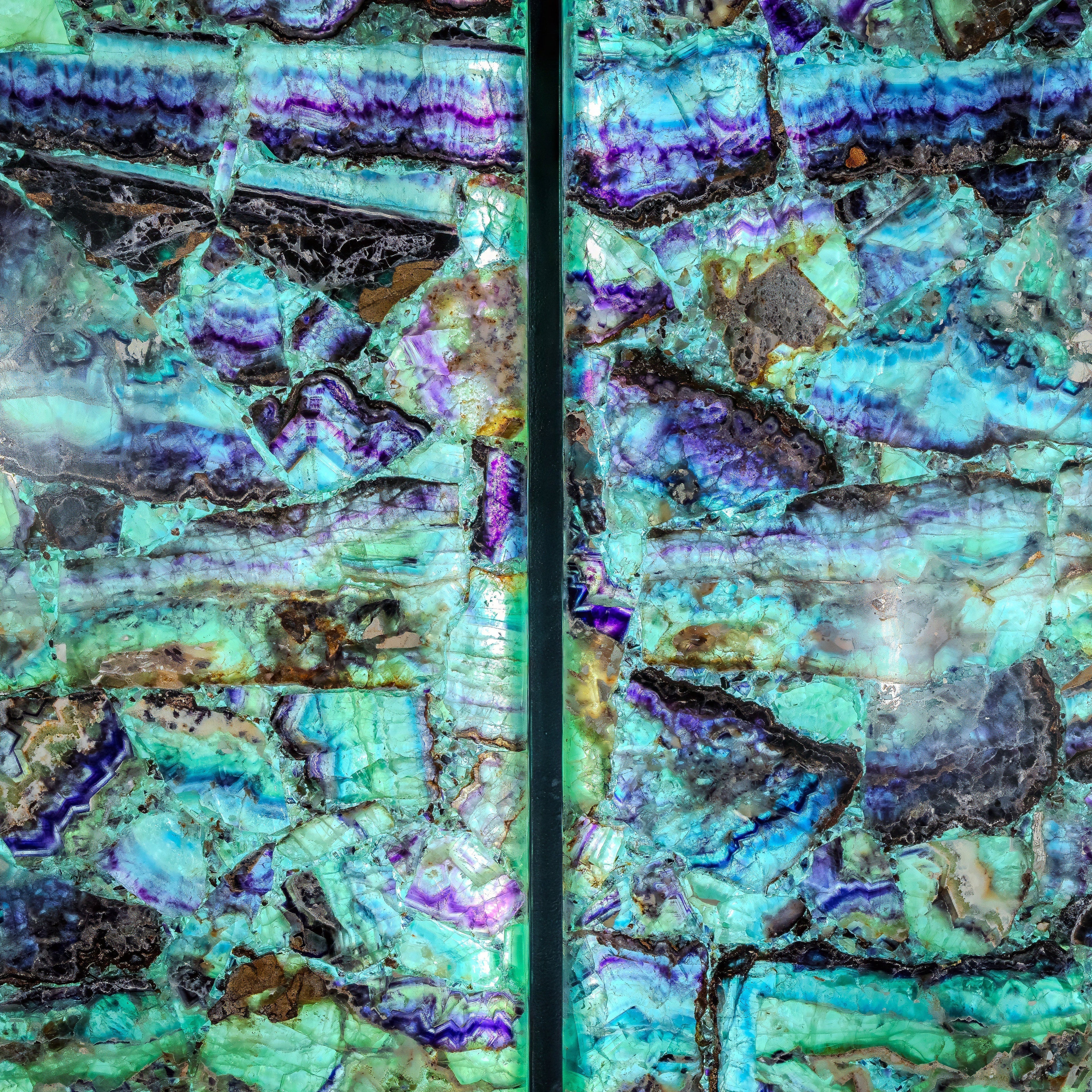 Fluorite Crystal Wall Panels (Set #6)