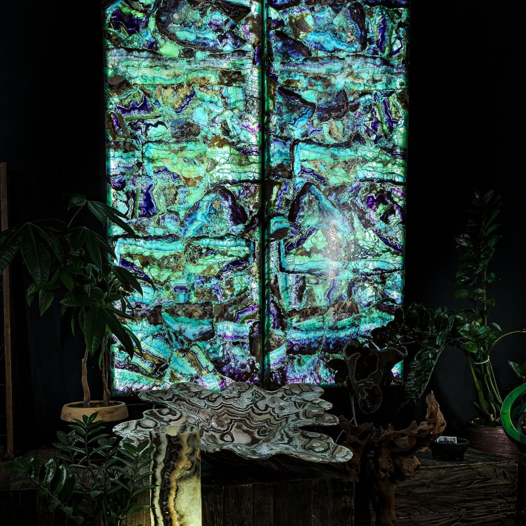 Fluorite Crystal Wall Panels (Set #6)