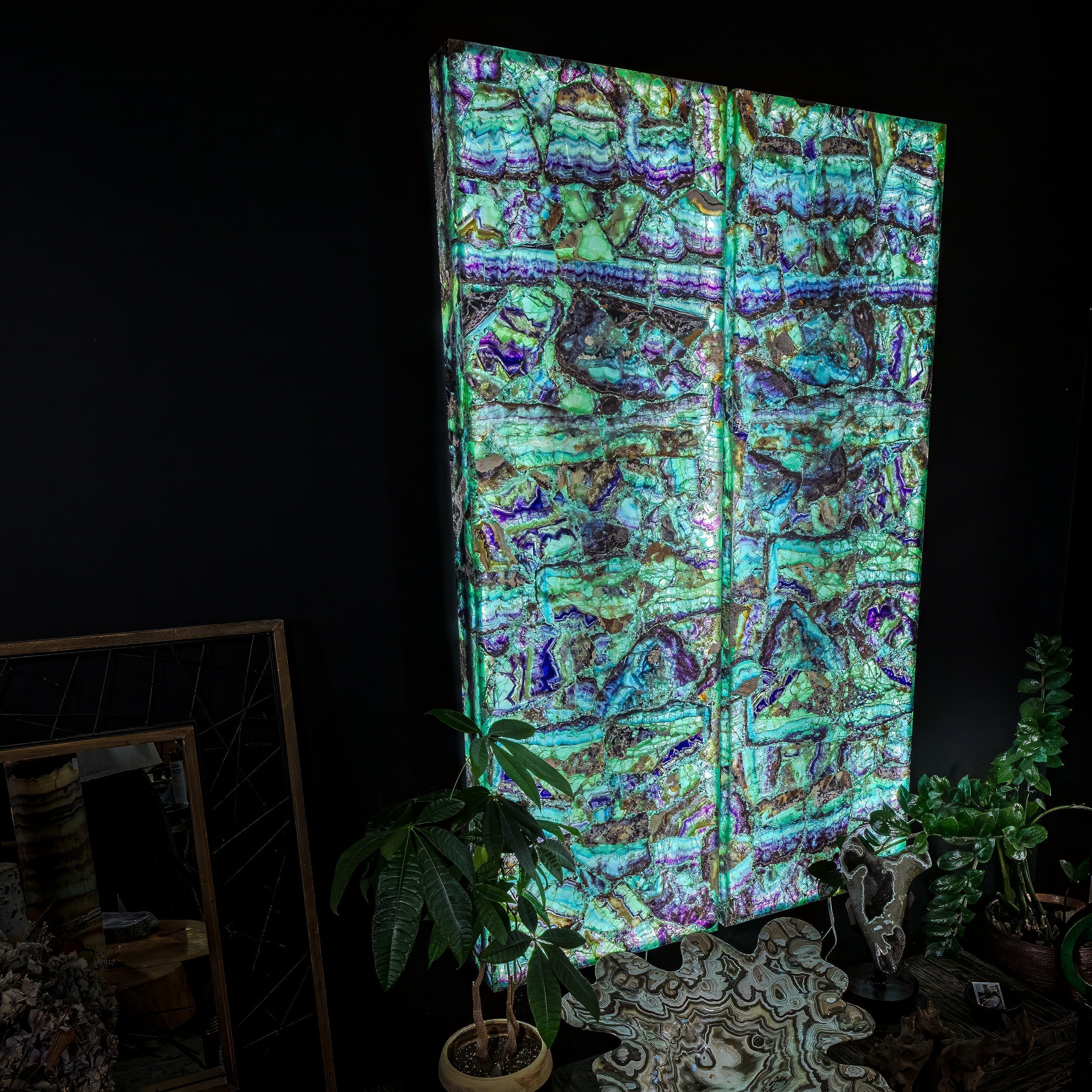 Fluorite Crystal Wall Panels (Set #6)