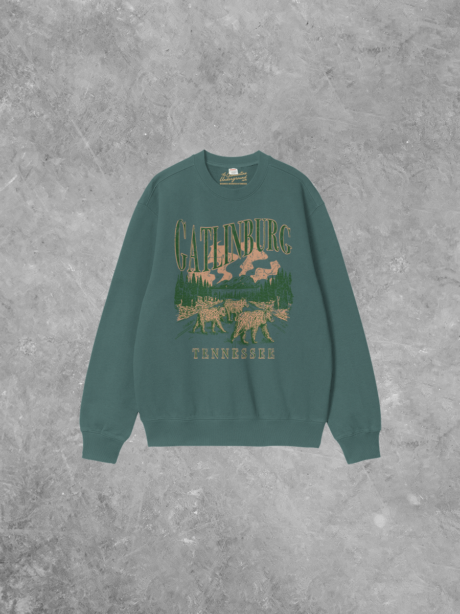 Underground OG: Gatlinburg Boxy Cotton 90s Sweatshirt