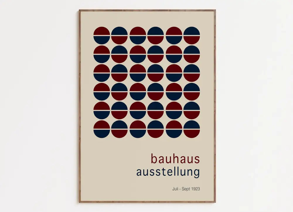 Bauhaus black & white geometric canvas prints living room wall art
