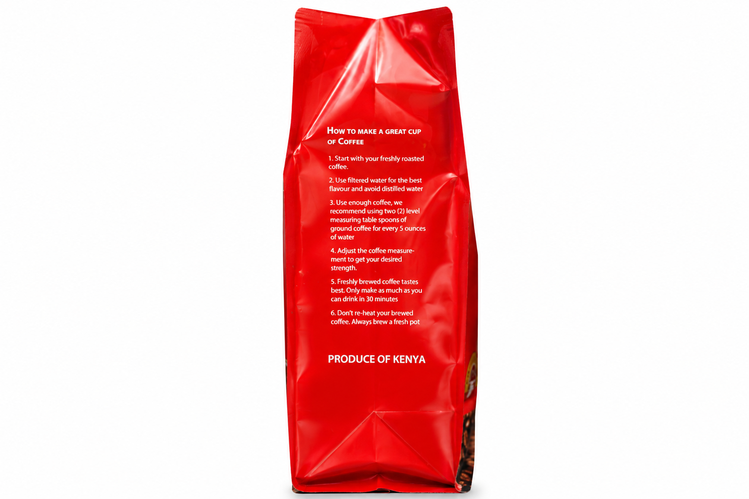 Gibsons Coffee Kenya AA whole bean coffee dark roast 400g product