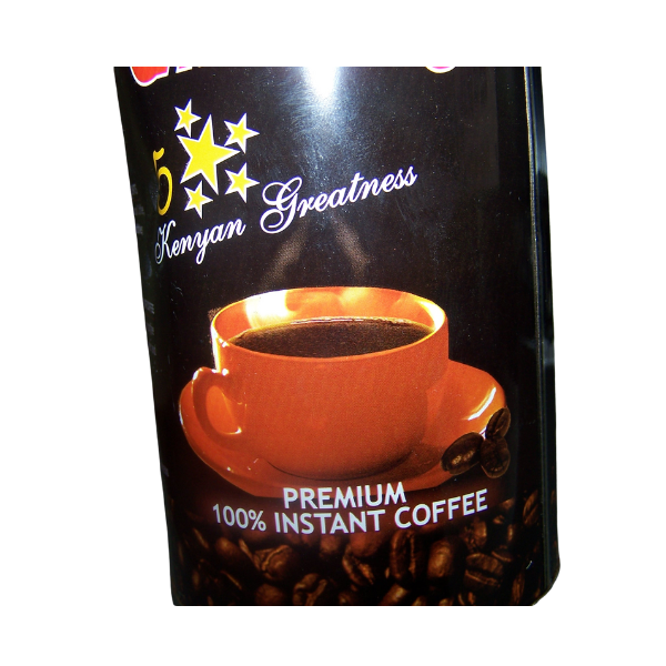 Gibsons Premium 100% Instant Coffee 250g front package close up