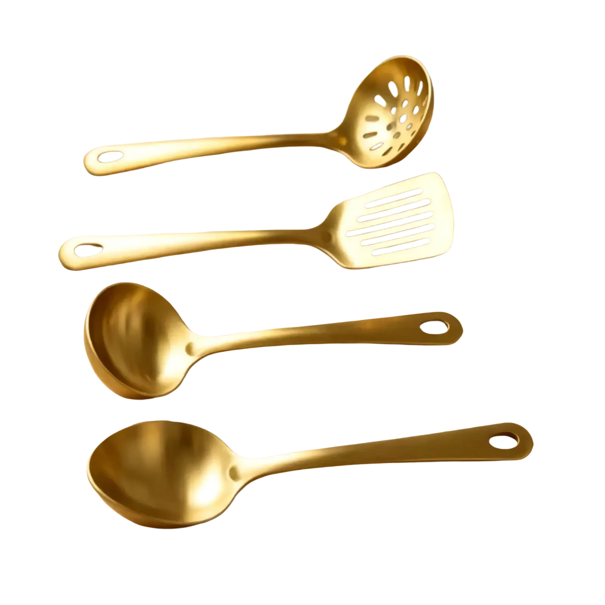 Gold Kitchen Utensil Set Stainless Steel Cooking Tools