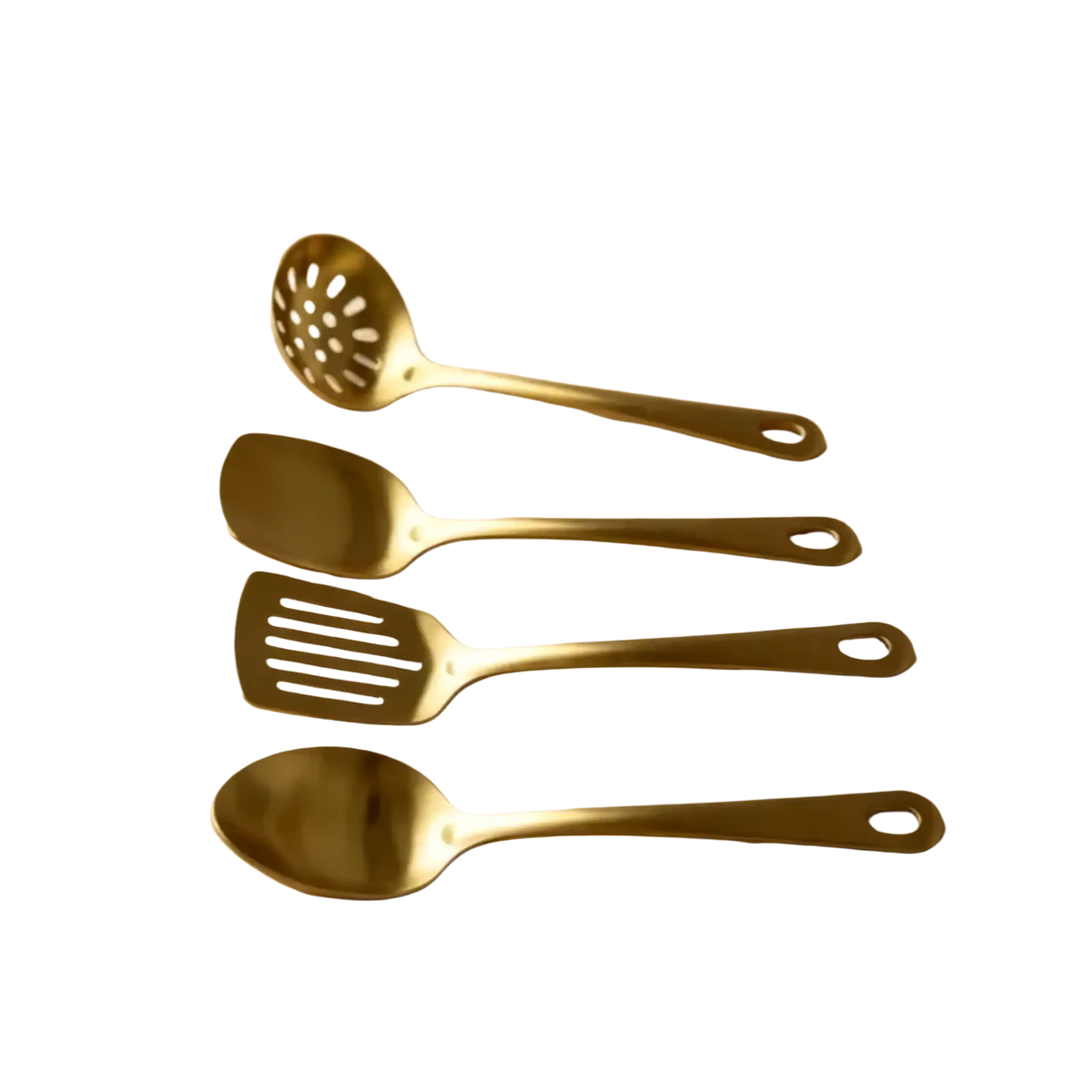 Gold Kitchen Utensil Set Stainless Steel Cooking Tools