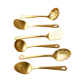 Gold Kitchen Utensil Set Stainless Steel Cooking Tools