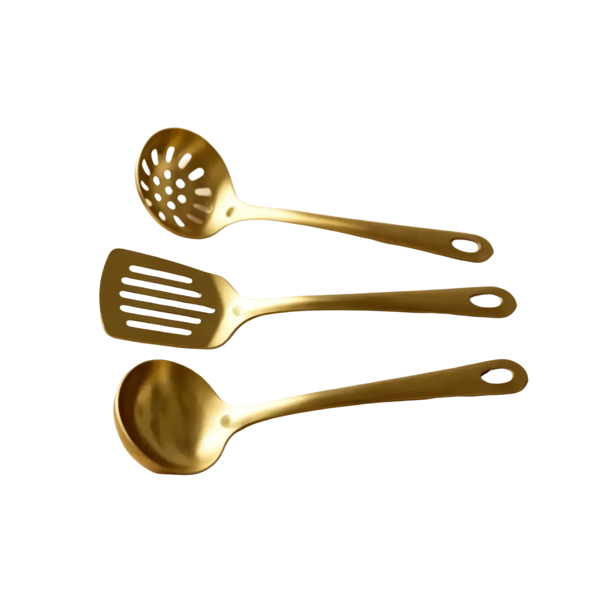 Gold Kitchen Utensil Set Stainless Steel Cooking Tools