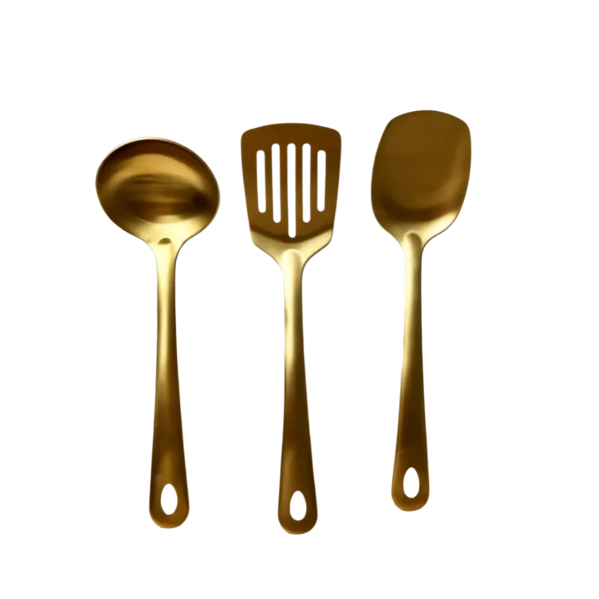 Gold Kitchen Utensil Set Stainless Steel Cooking Tools