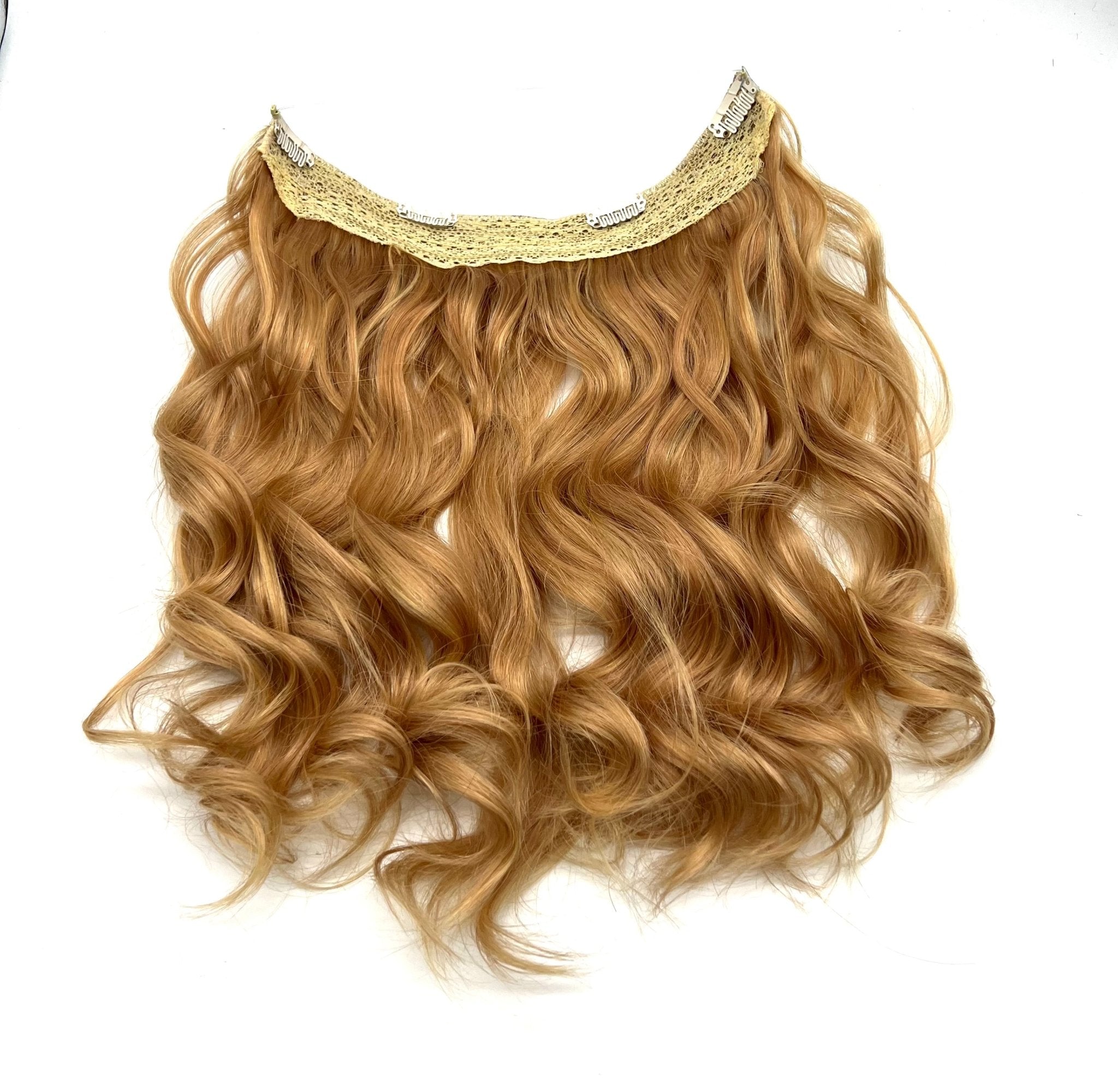 VIP Halo Hair Extensions Body Wave Real Human Hair 14" - Choose Color