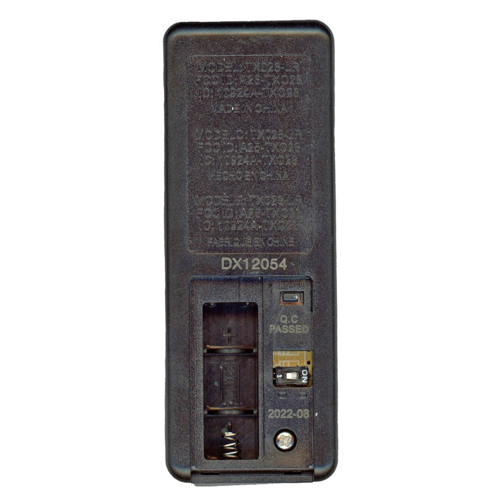 Substitute for Hampton Bay TX028LR Ceiling Fan Remote Control - A25TX028LR [63T-AC83T-KIT]
