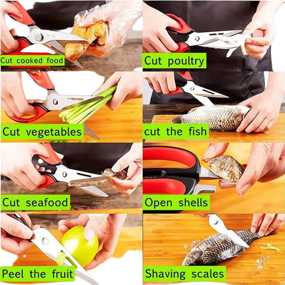 Heavy Duty Kitchen Shears Multi Functional Scissors