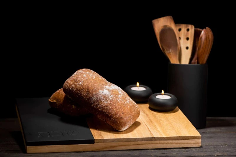 Concrete Shabbat Candlestick – Clean Series