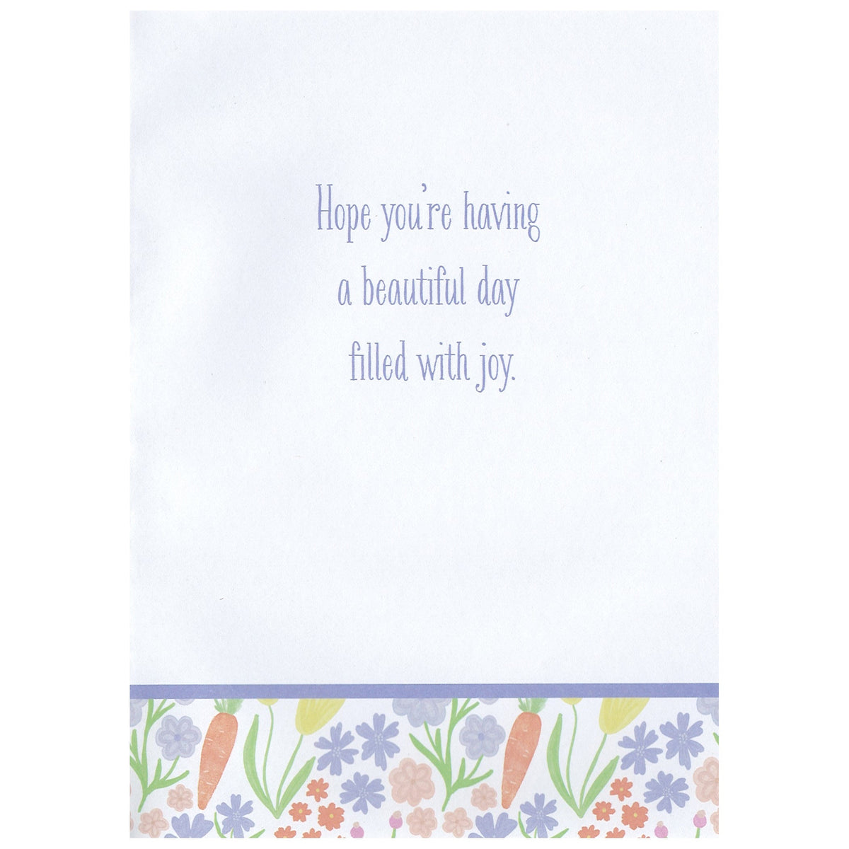 Floral Garden - Just Because Card