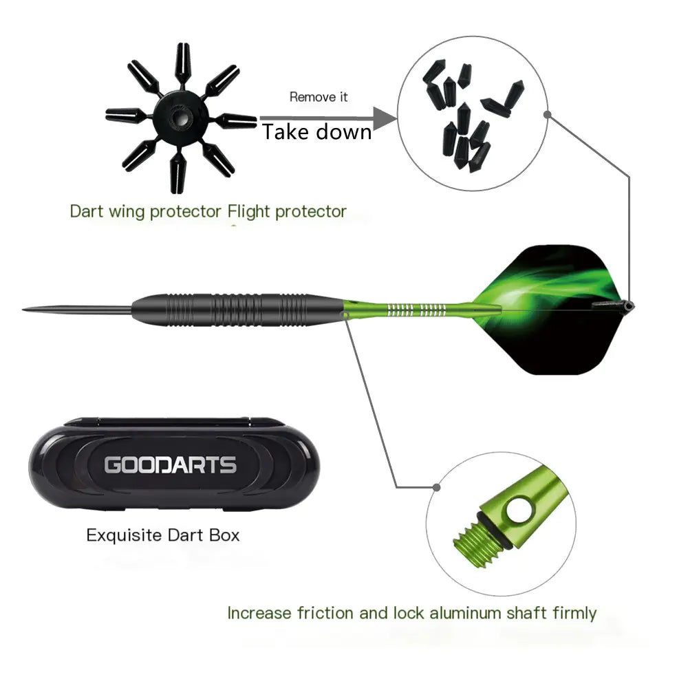 GOODARTS Knight Dart Set