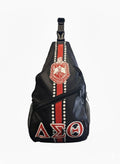 Delta Sigma Theta Crossbody Backpack: Greek Sorority Travel Bag