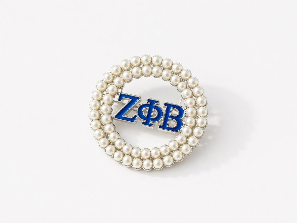 Zeta Pearl Brooch Pin