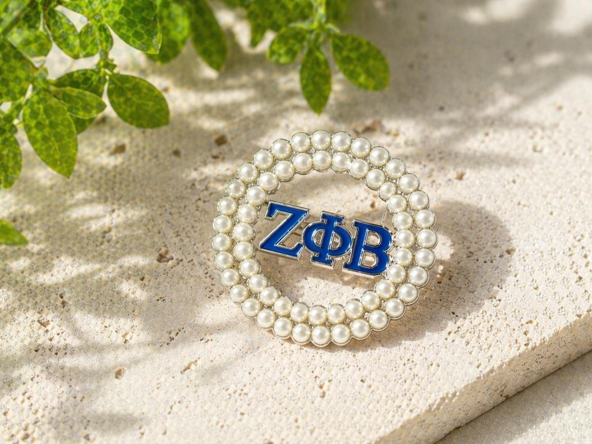 Zeta Pearl Brooch Pin