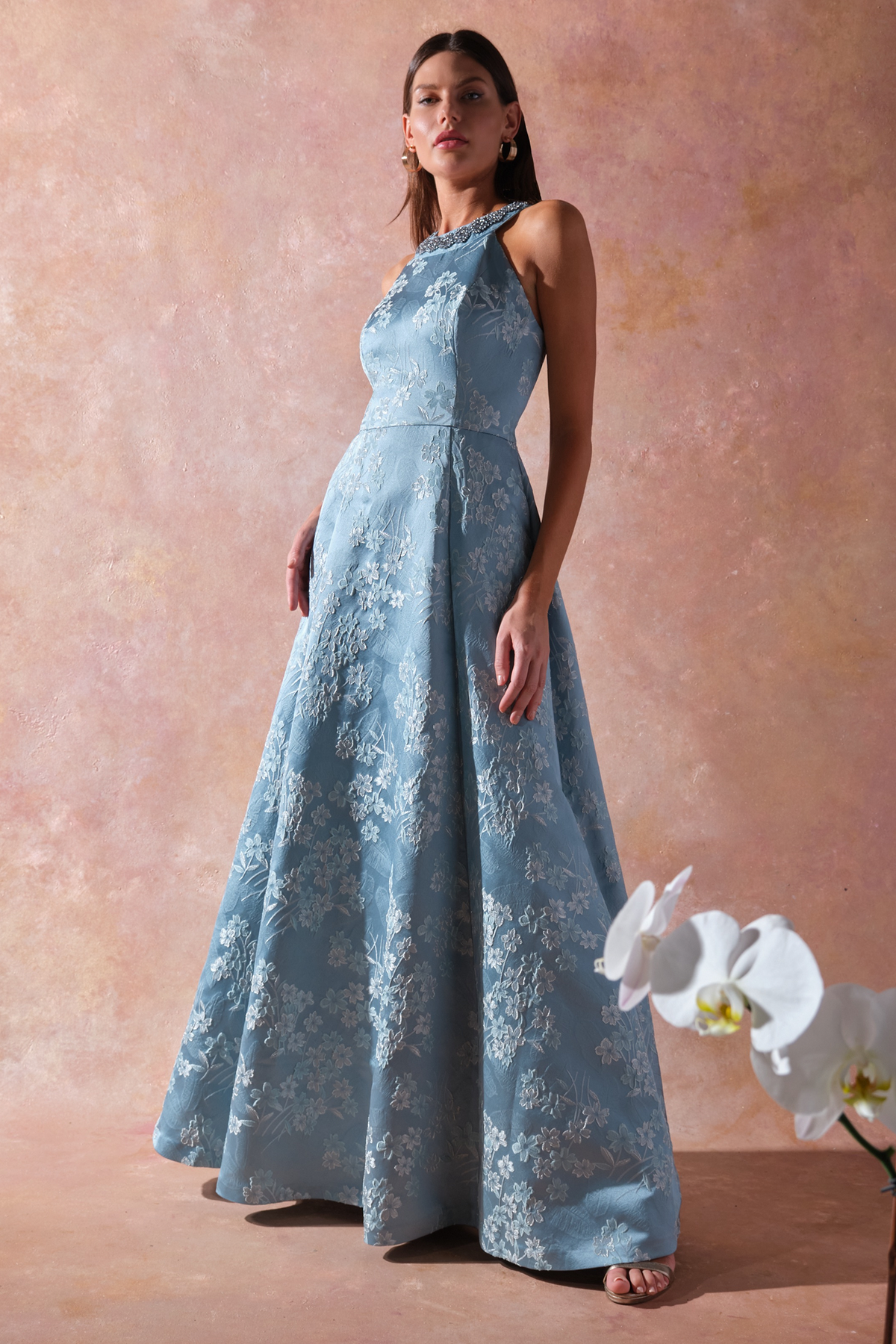 Donatella Halter Gown