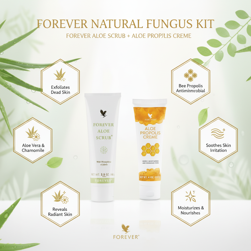 forever living natural  fungus kit see fast result