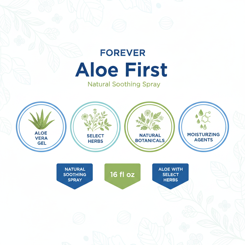 Forever Aloe First Spray - Natural Chicken Pox & Skin Relief