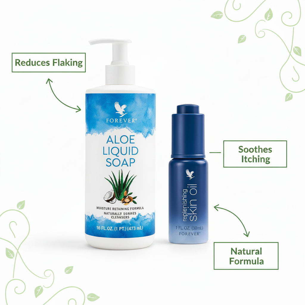 Seborrhea Treatment - Natural Aloe Vera Solution
